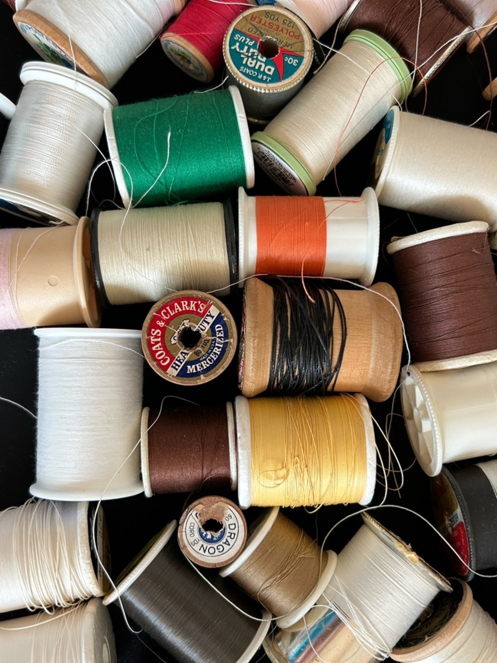Assorted Thread and Sewing Spool Lot - Multi Color - Picture 7 of 8